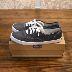 keds champion navy canvas sneakers